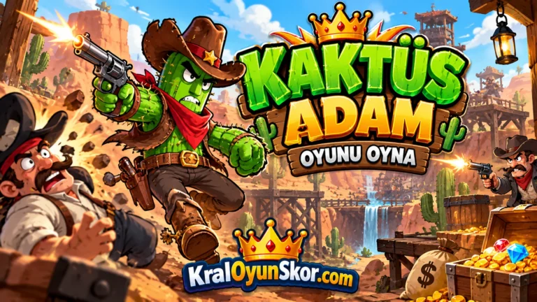 Kaktüs Adam oyunu oyna Kaktüs Adam oyununda Cactus McCoy karakterinin Vahşi Batı'da haydutlarla savaşması