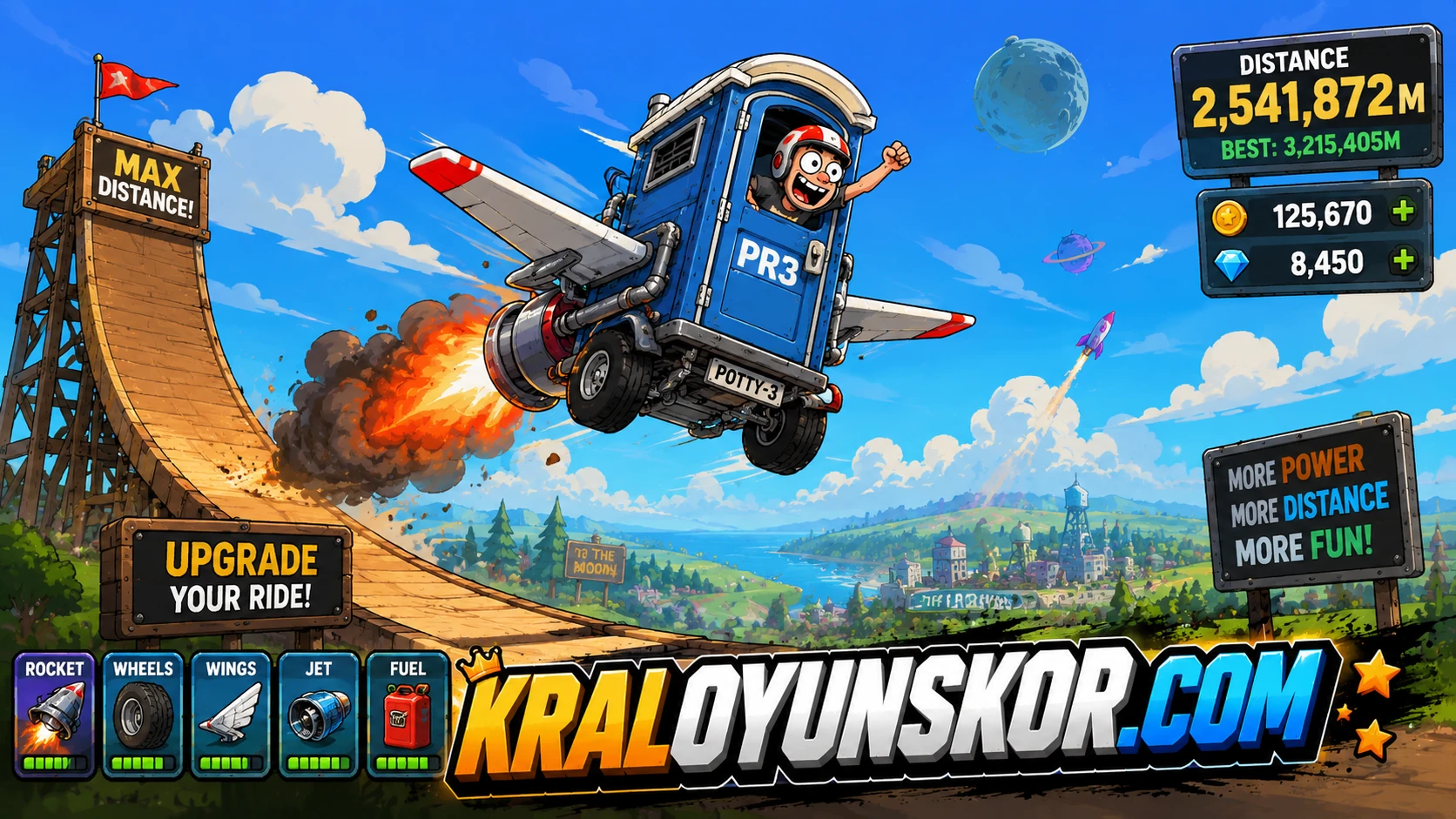 Potty Racers 3 Hile