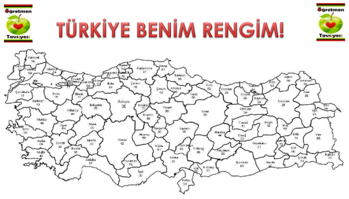 Türkiye haritası boyama kapak görseli