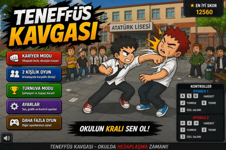 teneffus kavgasi okul bahcesi dovus sahnesi