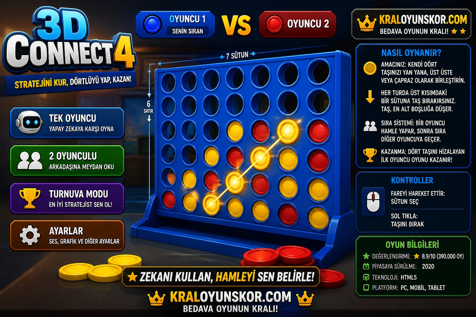 3D Connect 4