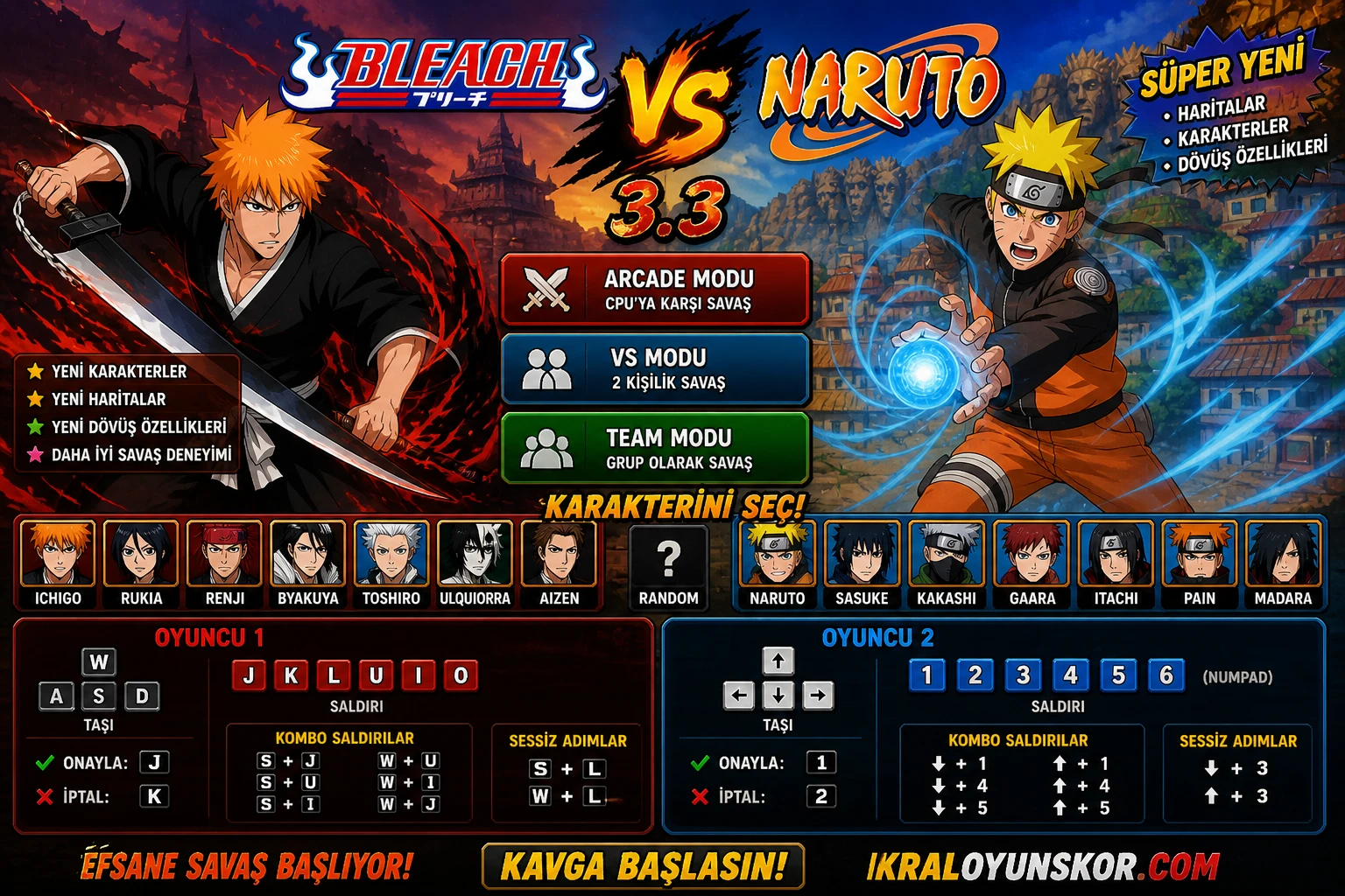 Bleach VS Naruto 3.3
