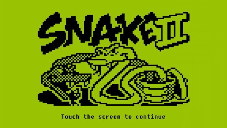 Nokia 3310 Snake oyunu ekran görüntüsü