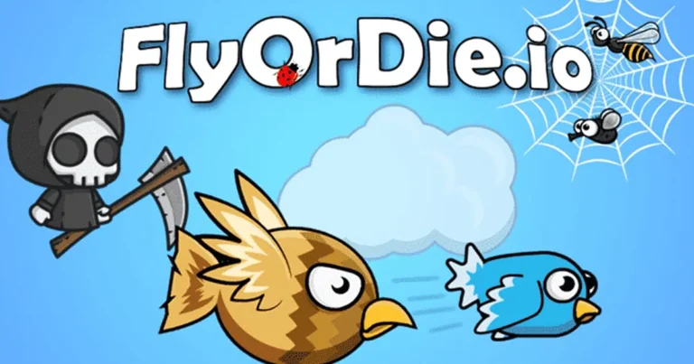 FlyOrDie.io oyununda sinek karakter evrimleşiyor