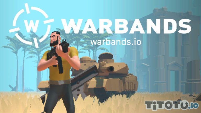 Warbands.io 3D çok oyunculu savaş FPS oyunu sahnesi