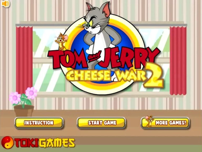 Tom ve Jerry Yiyecek Hırsızı oyununda labirentte peynir toplayan Jerry