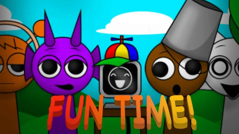 Sprunki Incredibox müzik tıklama oyunu ritim oluşturma sahnesi
