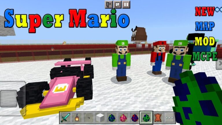 Super Mario Koşu oyununda Mario engellerden kaçıyor