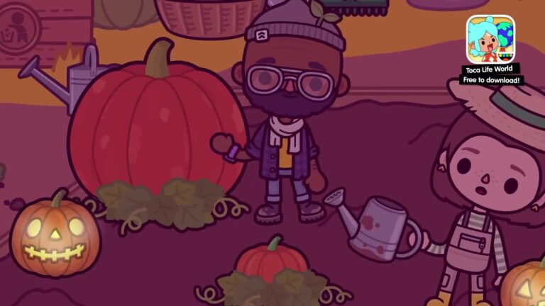 Toca Life World karakter ve ev tasarım sahnesi