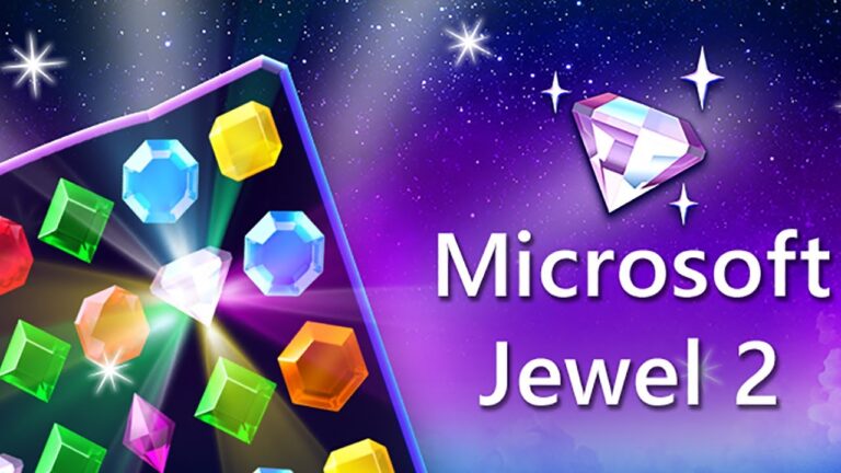 Microsoft Jewel 2 oyununda elmas eşleştirme tahtası