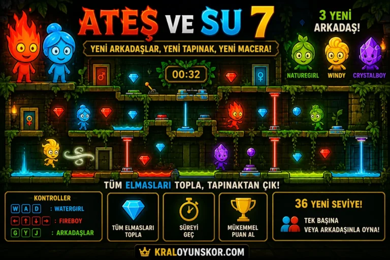 ates ve su 7 yeni karakterler tapinak oynanis sahnesi