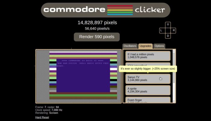 Commodore (C64) Clicker Hile kapak görseli