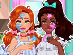 Jessie ve Noelle Gerçek eniyi arkadaş makyajı kapak görseli